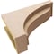 Ekena Millwork 5"W x 15"D x 10"H Classic Helena Rough Cedar Woodgrain TimberThane Corbel, Primed Tan CORUR05X15X10HELRCPR - alternate 3